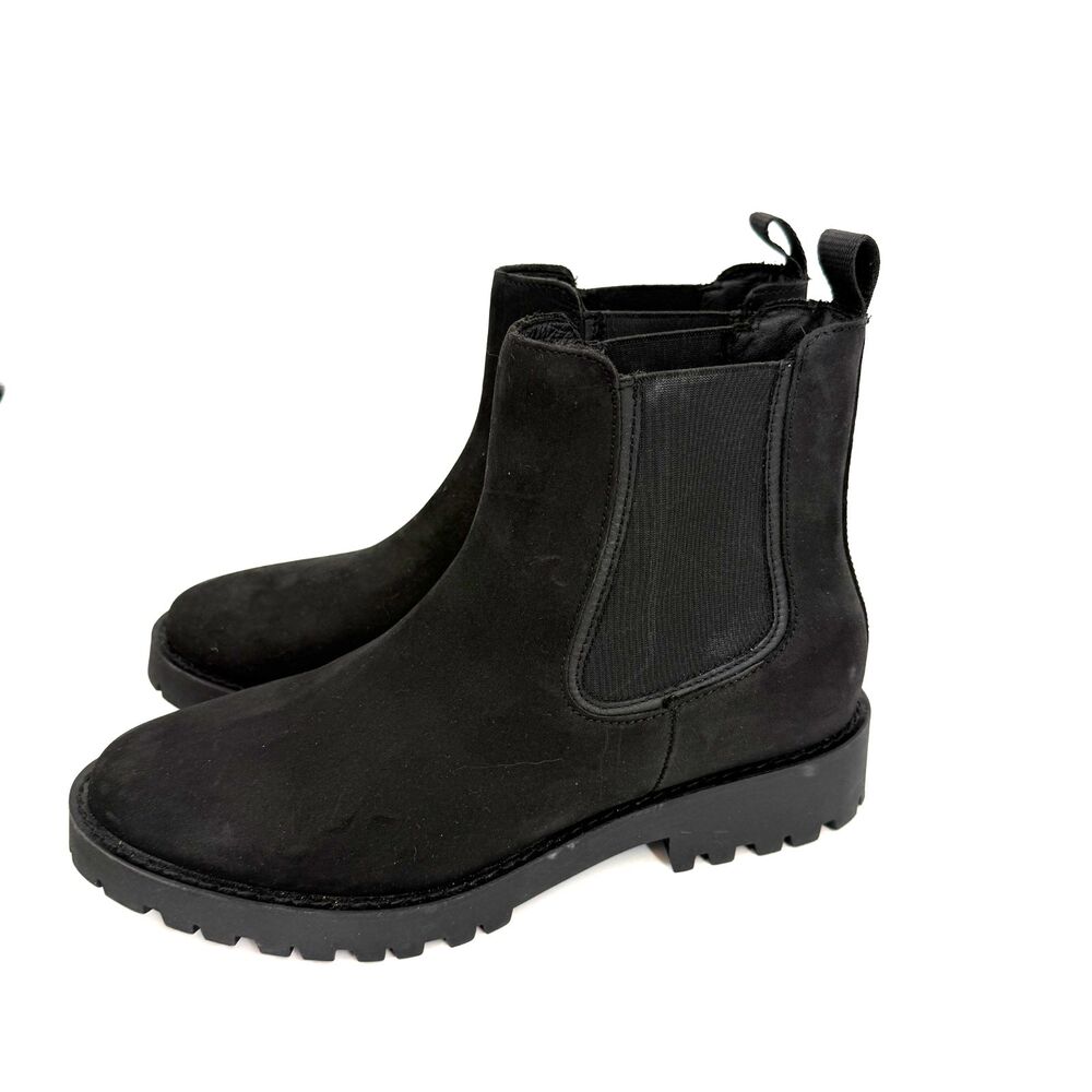 Thursday Everyday Boots Leather Legend Black Chelsea Pull On Mens Size 9.5